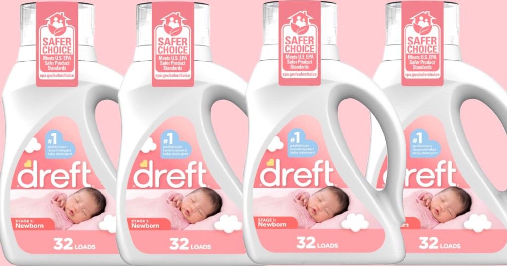 4 dreft detergents 