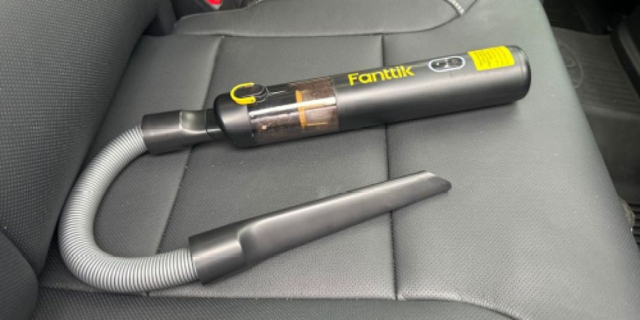 Portable Mini Vacuum Just $52 Shipped on Amazon (Perfect for Car Clean-Up!)
