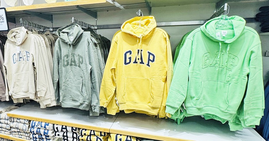 Last Day to Score GAP Sweatshirts & Hoodies from $4.68 Shipped!
