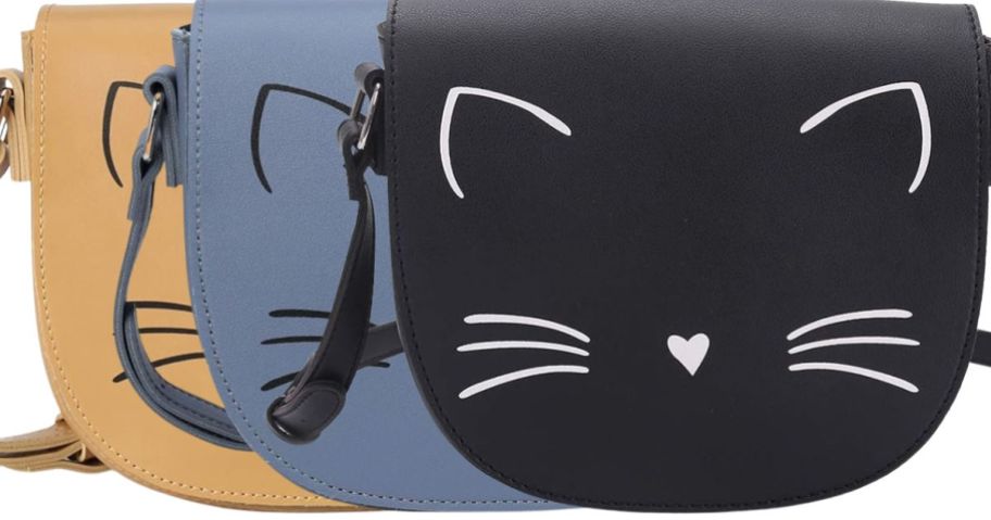 3 cat purses