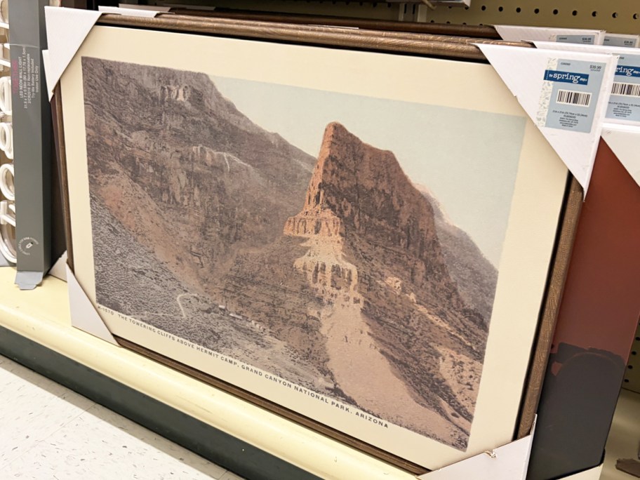 large framed photo of the grand canyon