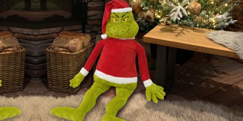 Grinch Jumbo Plush Only $32 on Walmart.com