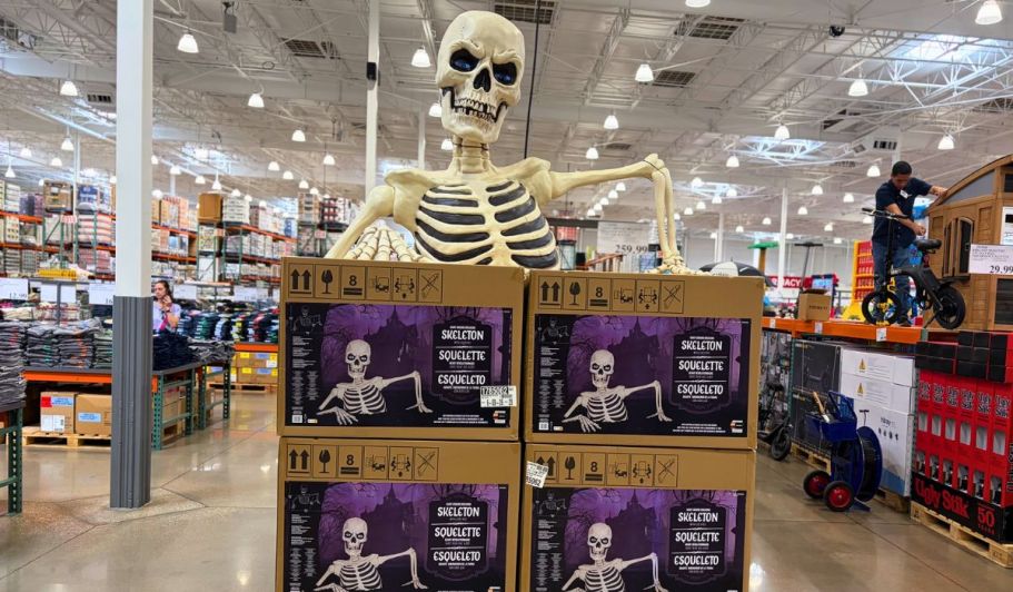 Halloween in June? Costco’s Giant Ground-Breaking Skeleton Is Back