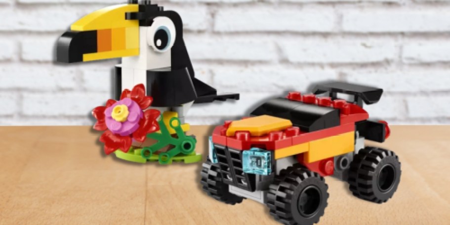 FREE JCPenney Kids Zone Craft Event 12/13 | Make a LEGO Toucan or Monster Truck