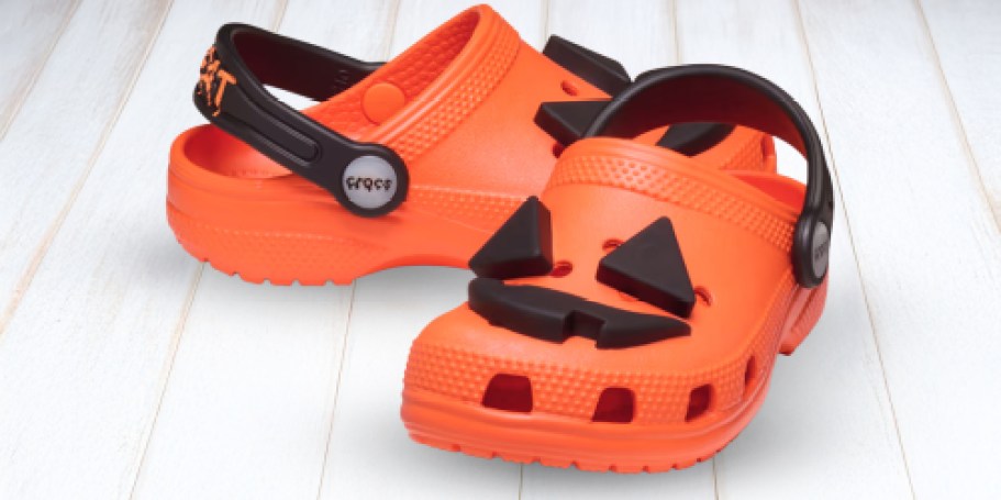These New Jack ‘O Lantern Crocs for Kids Light Up w/ Every Step!