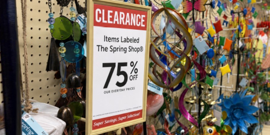 75% Off Hobby Lobby Spring Clearance | Garden Decor, Tumblers, Wall Art, & More