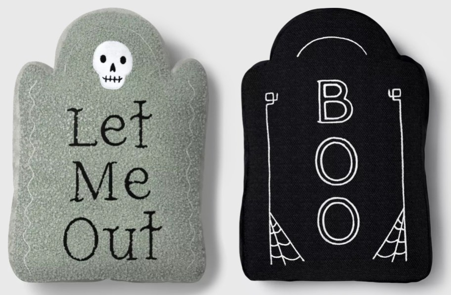 Hyde and EEK! Large Tombstone Pillows