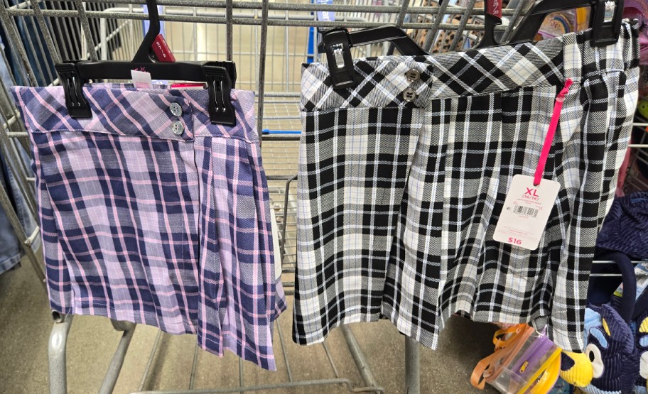 Justice Girls Asymmetrical Pleated Skirt