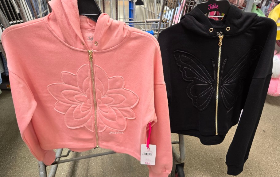 Justice Girls Icon Full Zip Hoodie