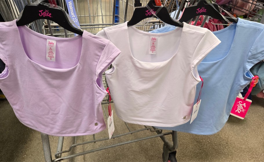 ustice Girls Seamless Cap Sleeve Tee