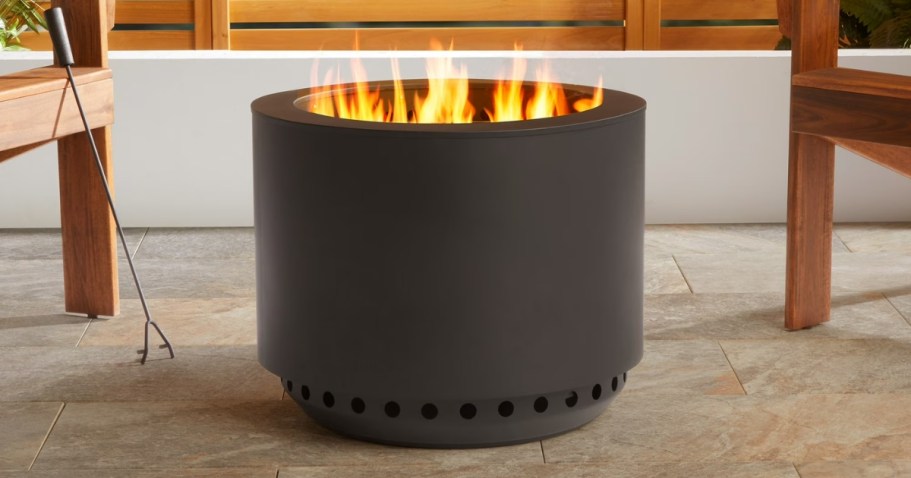 This Walmart Fire Pit Has Solo Stove Vibes for OVER $200 Less!