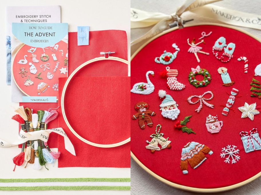 Makeabox Advent Stitches Embroidery Kit 