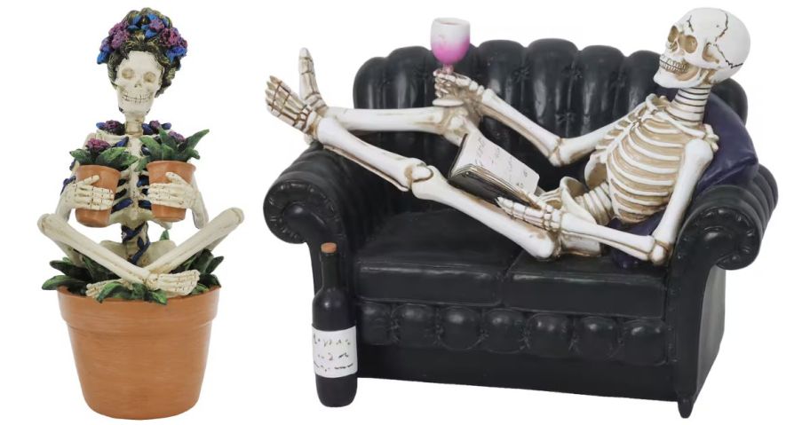 Michaels Ashland Skeleton Potted Plant and Sofa