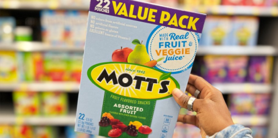 Mott’s Fruit Snacks 22-Count Box Just $3 Shipped on Amazon