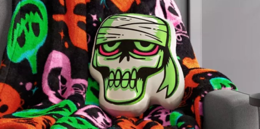 New $10 Halloween Throw Pillows at Target – Some Even Glow in the Dark!