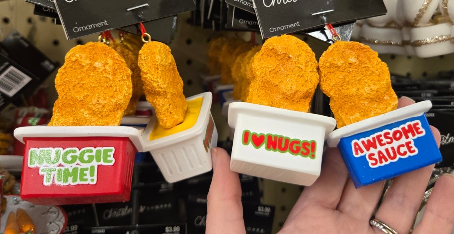 Chicken Nuggets with Dipping Sauce Ornaments
