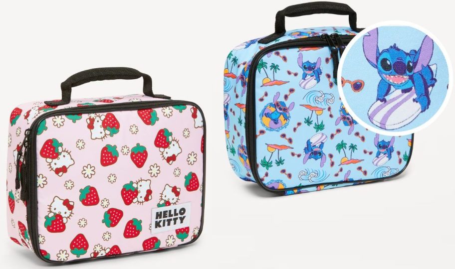 Stock images of Strawberry Shortcake and Stitch Lunch Boxes