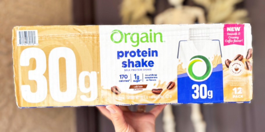 Orgain Protein Shakes 12-Pack Just $19.66 Shipped with Amazon Prime (Reg. $35)