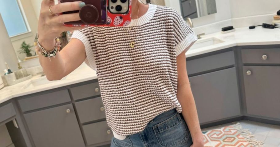 Last Chance: 40% Off This Short-Sleeve Sweater on Amazon