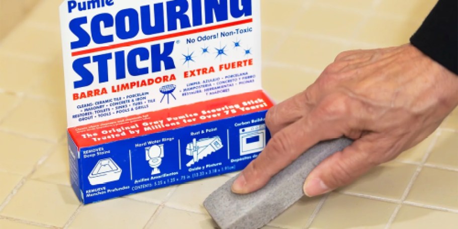 Pumie Scouring Pumice Stone Just $1.98 on Walmart.com (Tackles Tough Stains & Toilet Rings)