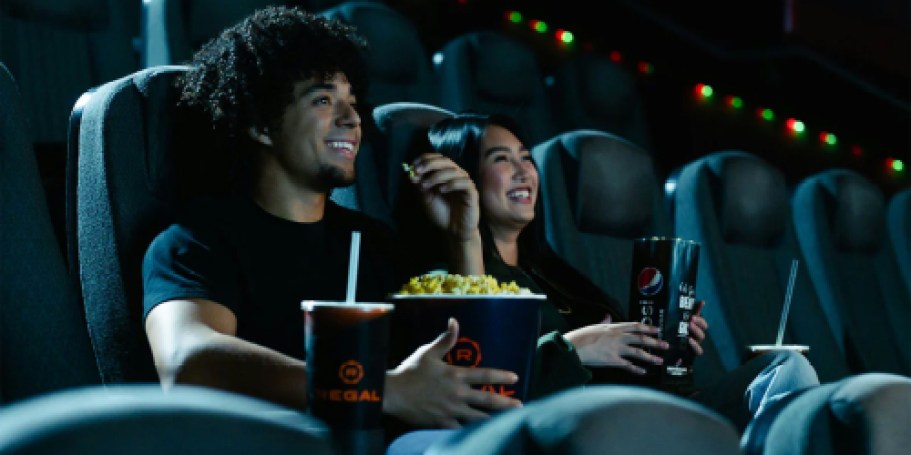 Only $23 for TWO Regal Movie Tickets & Drinks (Cheap Date Night!)