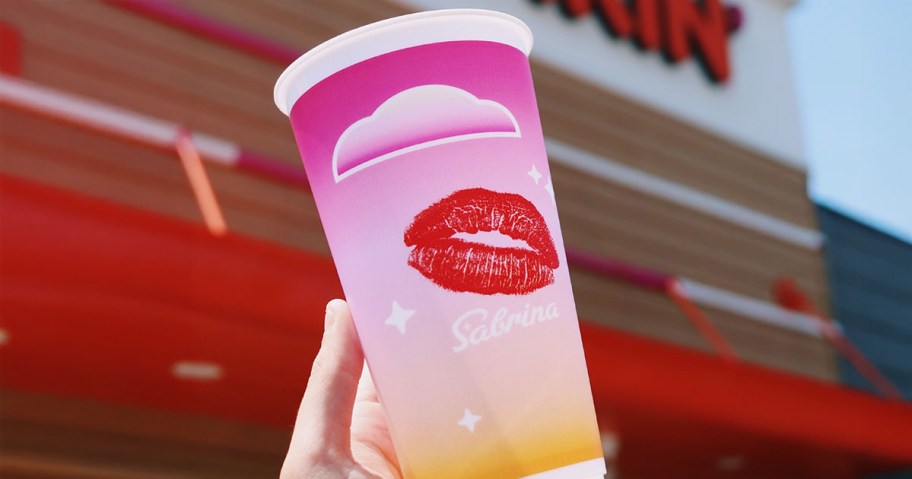 Sabrina Carpenter Cup at Dunkin