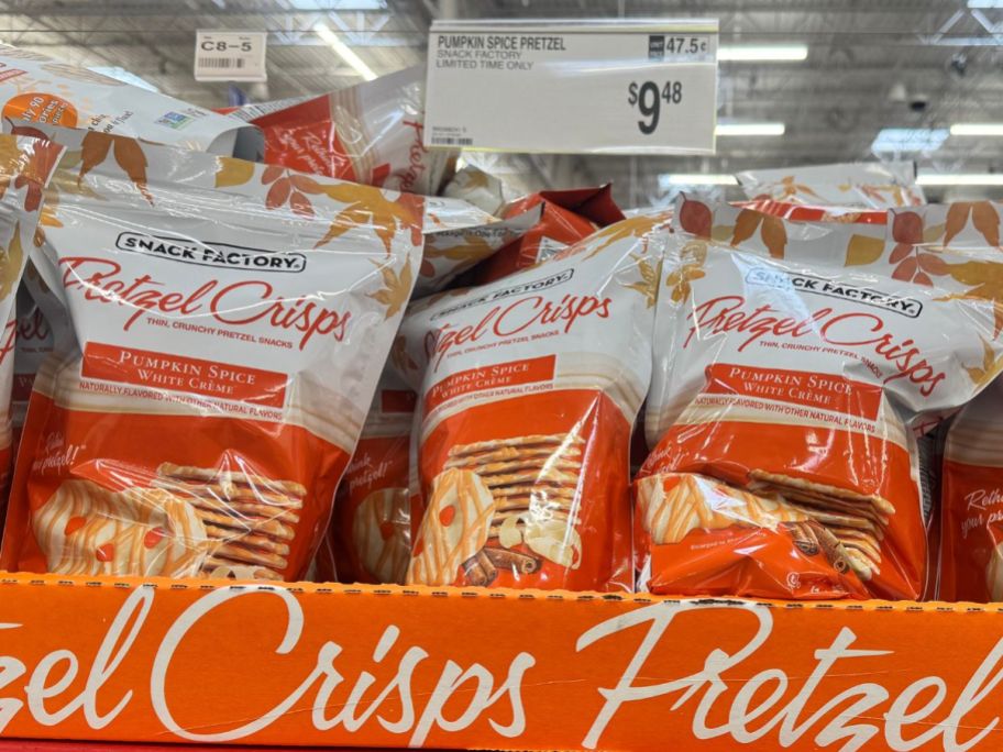 Snack Factory Pumpkin Spice Pretzel Crisps