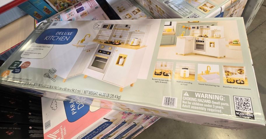 A Member's Mark Wooden Kitchen Playset at Sam's Club