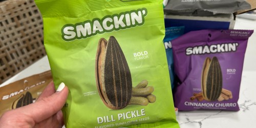 TikTok-Famous SMACKIN’ Jumbo Sunflower Seeds 12-Bag Variety Pack Just $35 Shipped