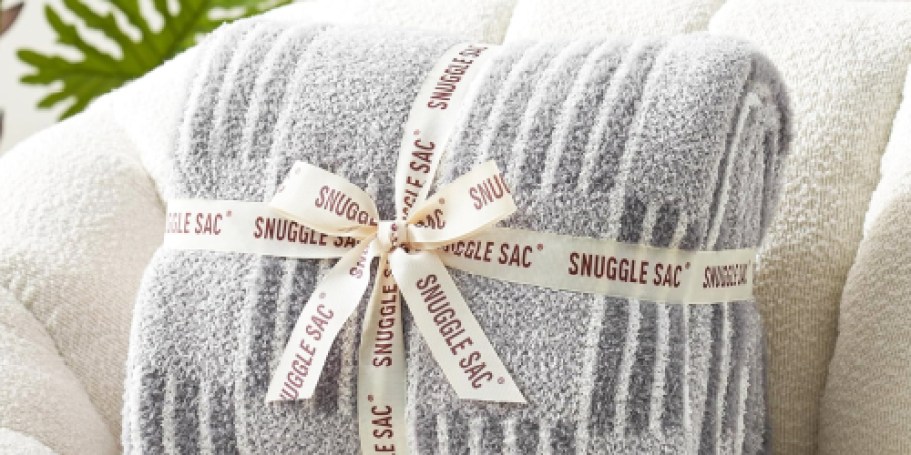 Snuggle Sac Throw Blankets from $14 on Amazon (Reg. $24)