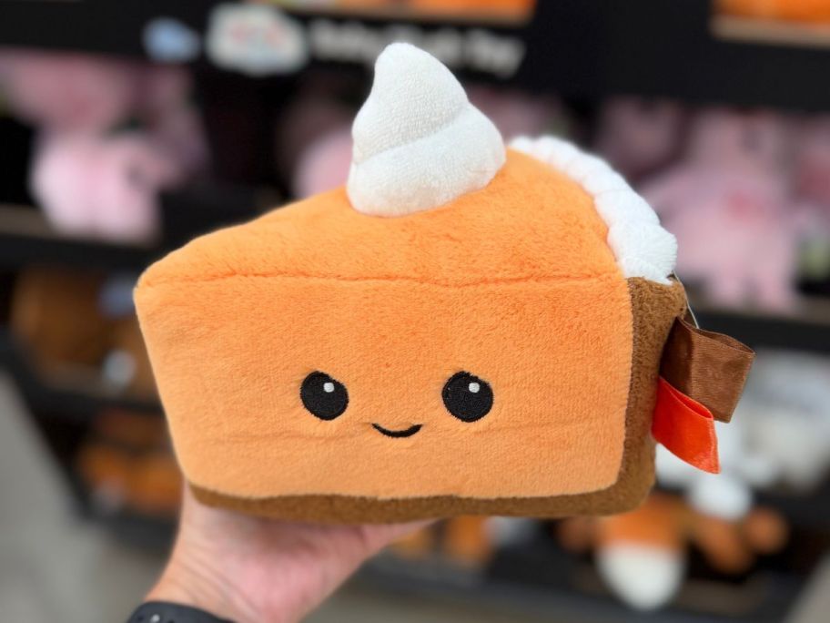 Spark Create Imagine Pumpkin Pie Plush in hand in store