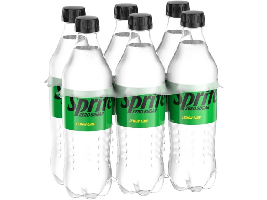 Six packs of Sprite Zero Bottles
