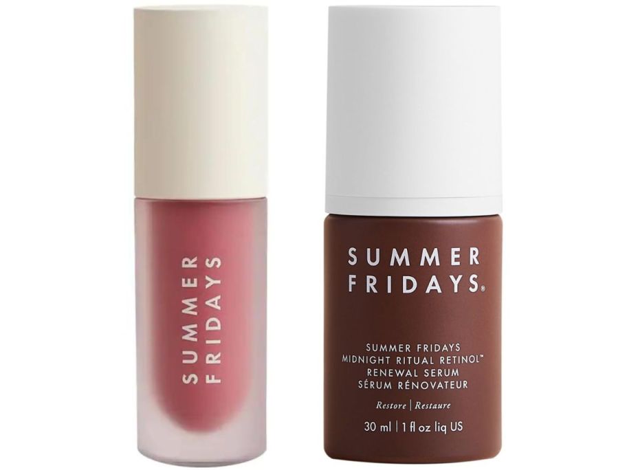 2 bottles of Summer Fridays Lip Oil & Retinol