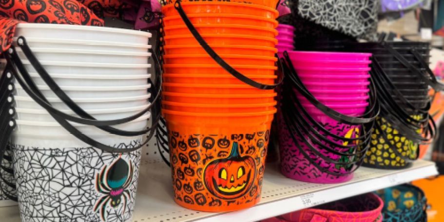 Get 40% Off Halloween Trick-or-Treat Bags at Target | Buckets from $1.80!