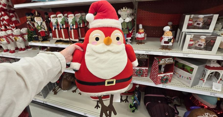 40% Off Target Wondershop Christmas Decor | Featherly Friends Pillows Just $12