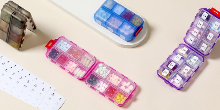 Travel Pill Organizer Only $4.99 on Amazon