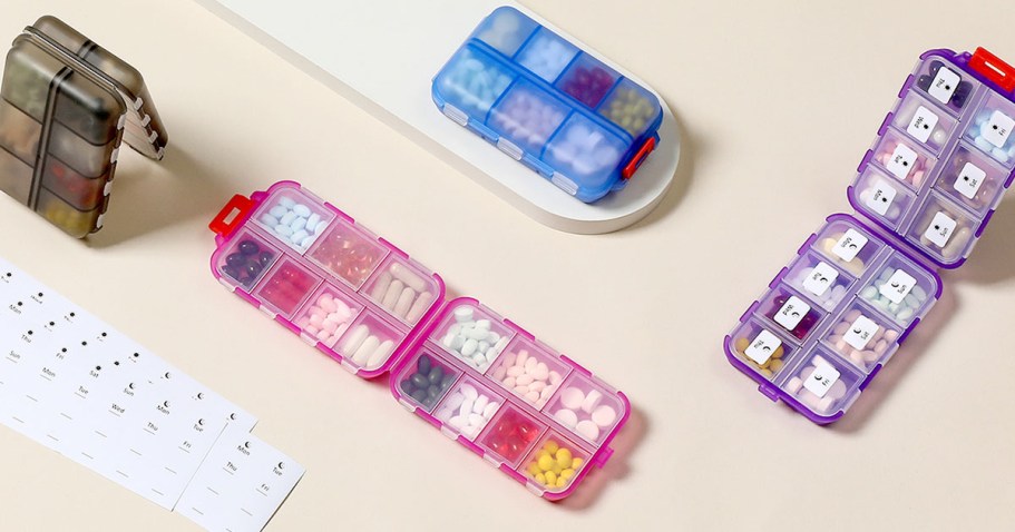 Travel Pill Organizer Only $4.99 on Amazon