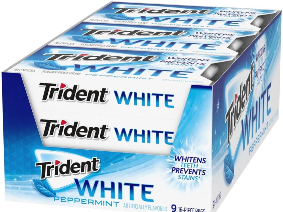 Trident White Gum 9-count