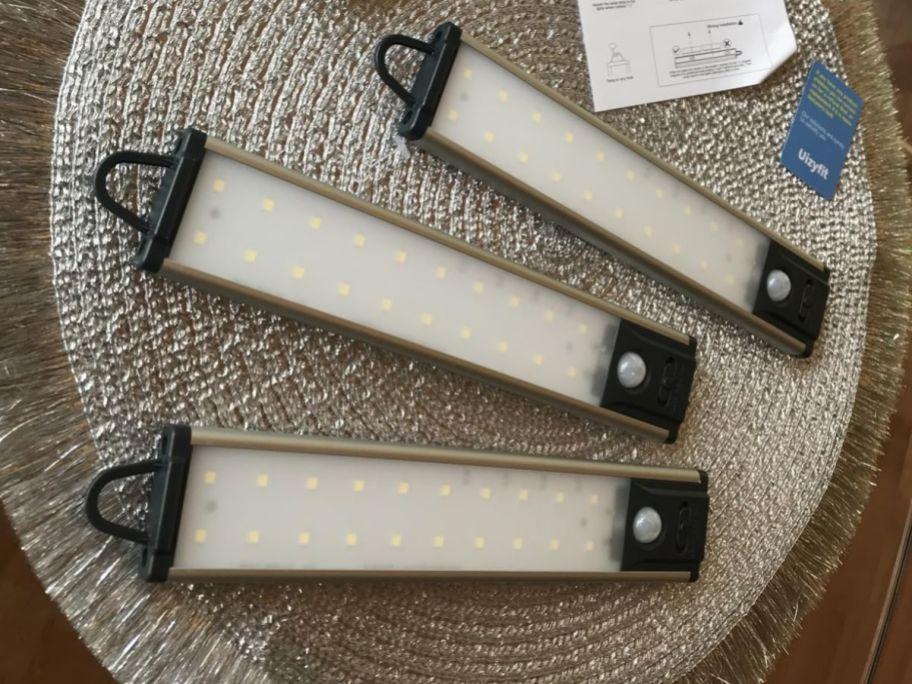 an Under Cabinet Light set of 3