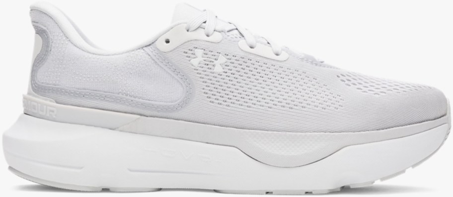 light grey mesh running shoe