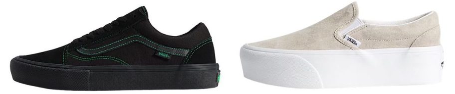 Vans Skate Old Skool and Classic Slip-On Platform Shoes
