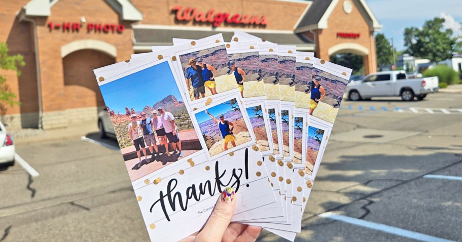 6 FREE Walgreens Photo Cards w/ Same Day Pickup