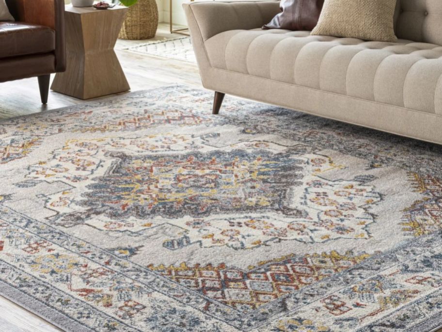 Three Posts Kucera Flatiron Oriental Gray 5x7 Area Rug