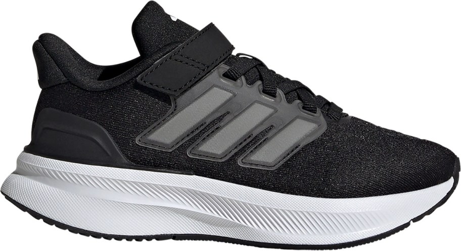 a kids black sneaker