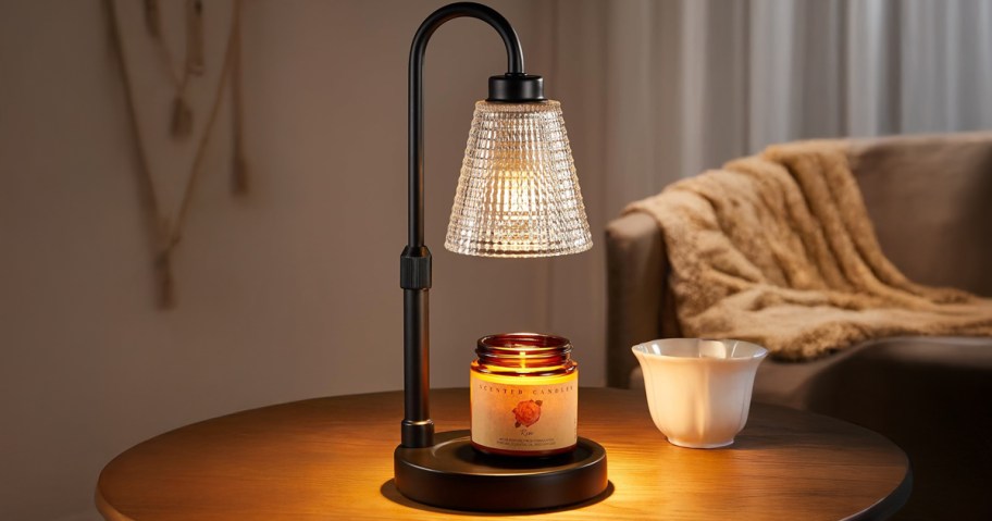 candle warmer sitting on a table