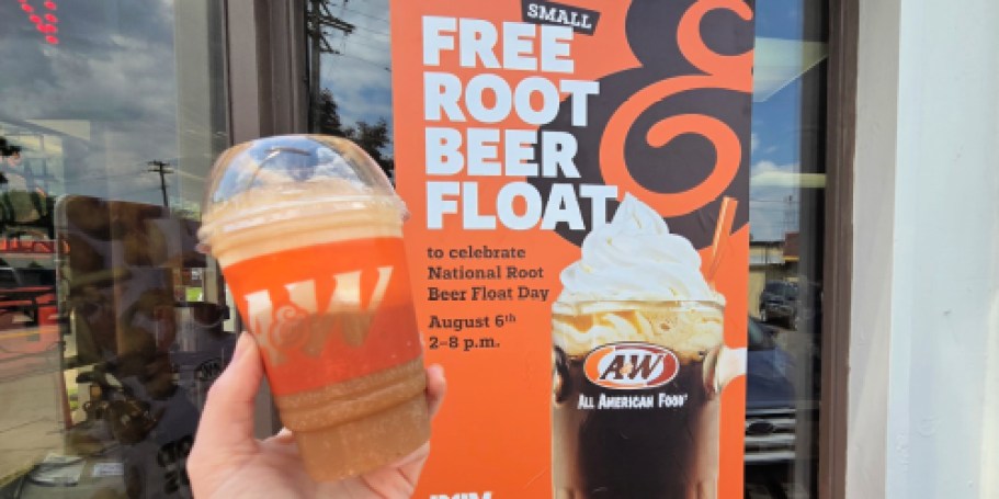 FREE A&W Root Beer Float – Today ONLY