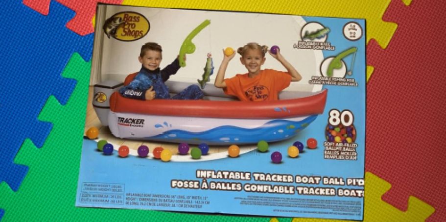 GO! Bass Pro Shops Inflatable Boat Ball Pit Just $49.99 (May Sell Out)