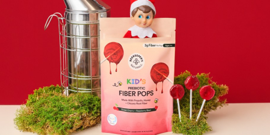 Beekeeper’s Naturals Kids Prebiotic Fiber Lollipops 15-Count Only $6 Shipped on Amazon (Reg. $11)