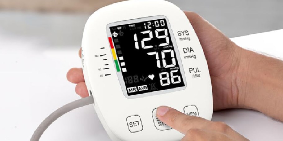 Blood Pressure Monitor Only $13 on Amazon (Reg. $27)