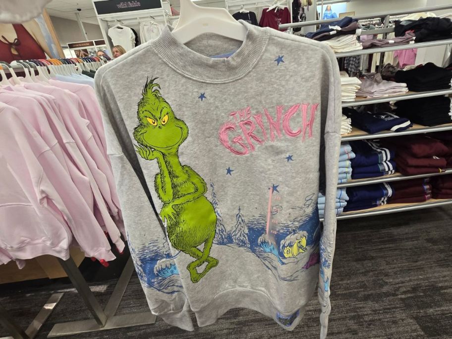 The Grinch Women's Fleece Graphic Sweatshirt in store